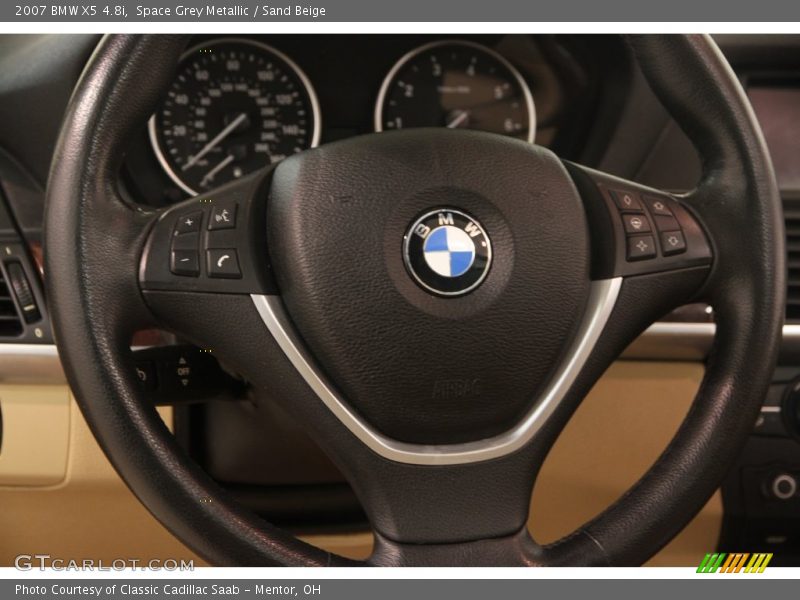 Space Grey Metallic / Sand Beige 2007 BMW X5 4.8i
