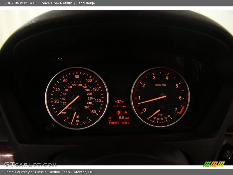 Space Grey Metallic / Sand Beige 2007 BMW X5 4.8i