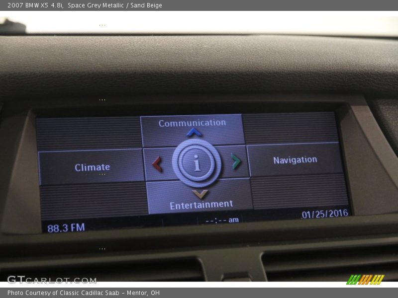 Space Grey Metallic / Sand Beige 2007 BMW X5 4.8i