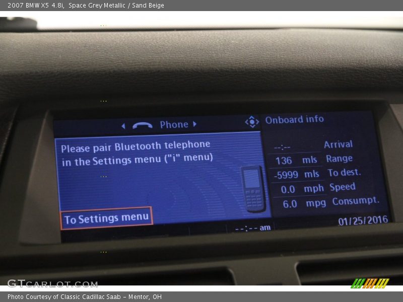 Space Grey Metallic / Sand Beige 2007 BMW X5 4.8i