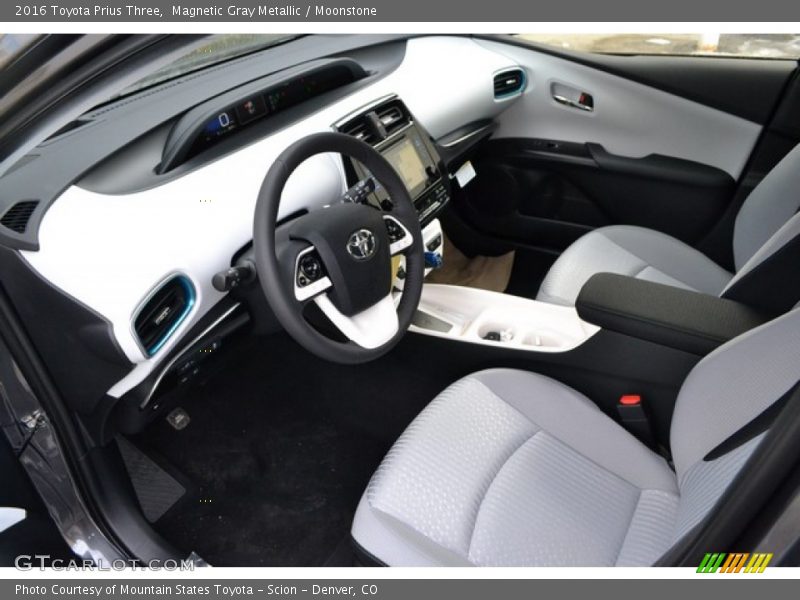 Magnetic Gray Metallic / Moonstone 2016 Toyota Prius Three