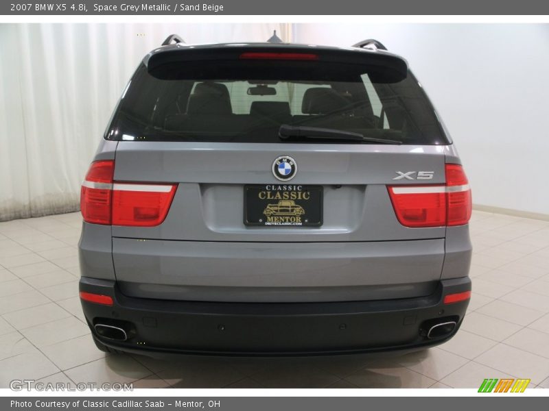 Space Grey Metallic / Sand Beige 2007 BMW X5 4.8i
