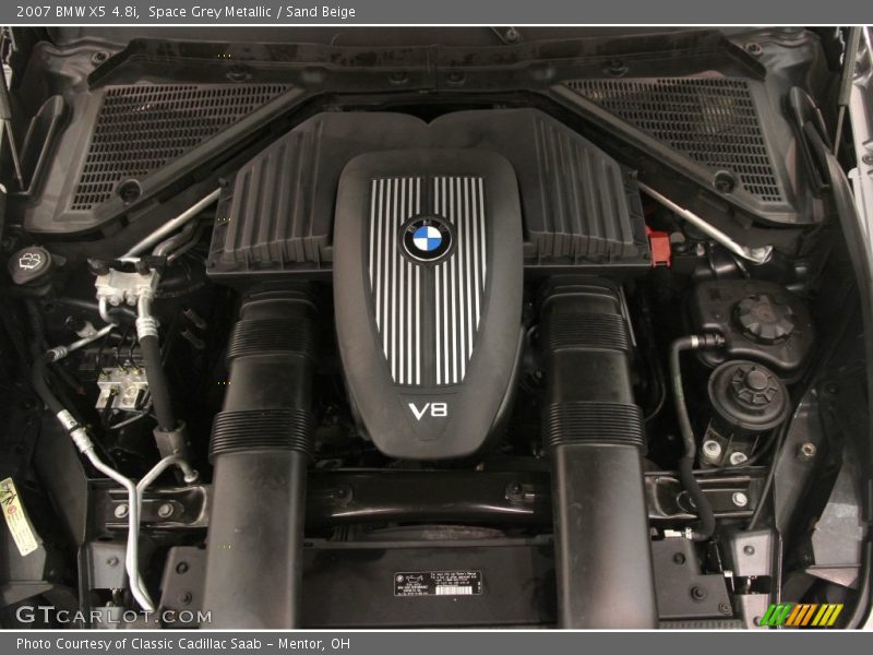 Space Grey Metallic / Sand Beige 2007 BMW X5 4.8i