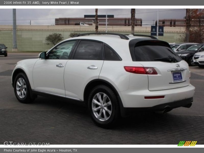 Ivory White Pearl / Wheat 2006 Infiniti FX 35 AWD