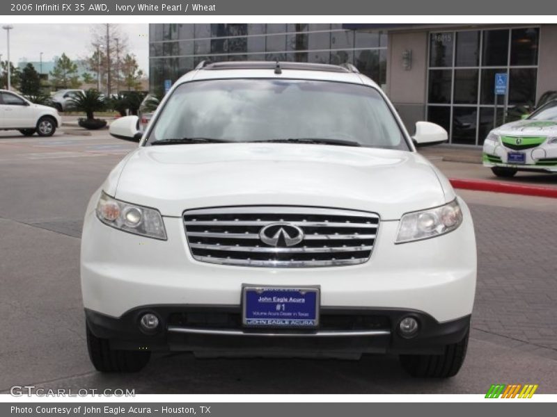Ivory White Pearl / Wheat 2006 Infiniti FX 35 AWD