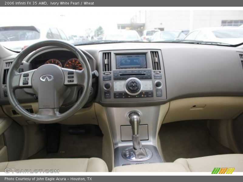 Ivory White Pearl / Wheat 2006 Infiniti FX 35 AWD