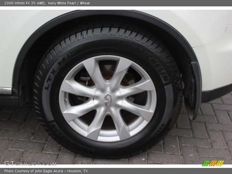 Ivory White Pearl / Wheat 2006 Infiniti FX 35 AWD