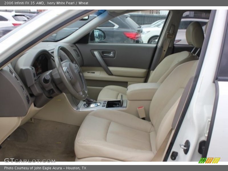 Ivory White Pearl / Wheat 2006 Infiniti FX 35 AWD