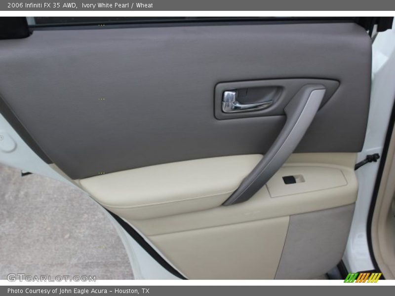 Ivory White Pearl / Wheat 2006 Infiniti FX 35 AWD