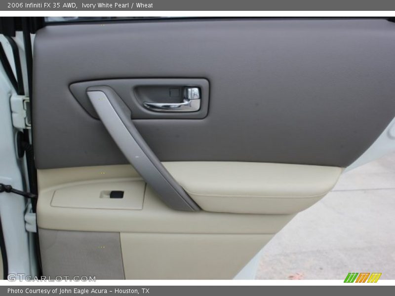Ivory White Pearl / Wheat 2006 Infiniti FX 35 AWD