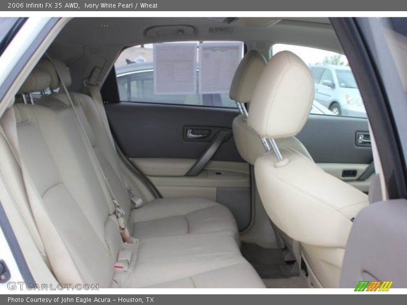 Ivory White Pearl / Wheat 2006 Infiniti FX 35 AWD