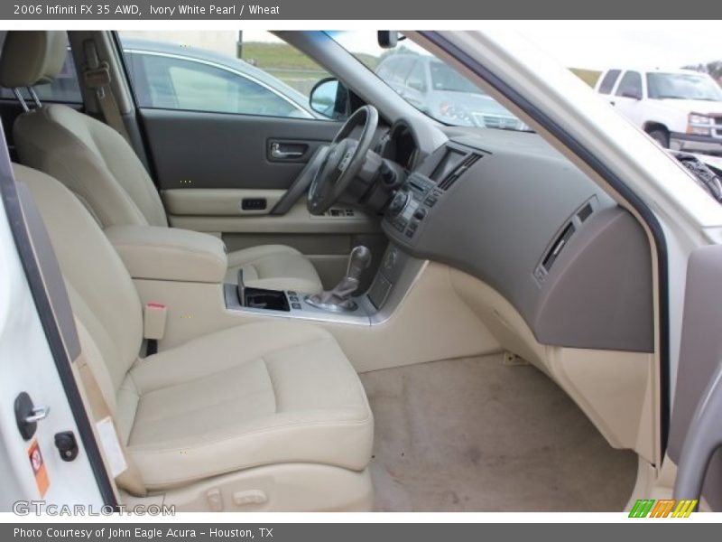 Ivory White Pearl / Wheat 2006 Infiniti FX 35 AWD