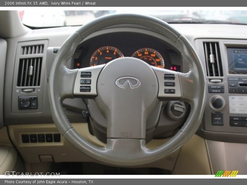 Ivory White Pearl / Wheat 2006 Infiniti FX 35 AWD