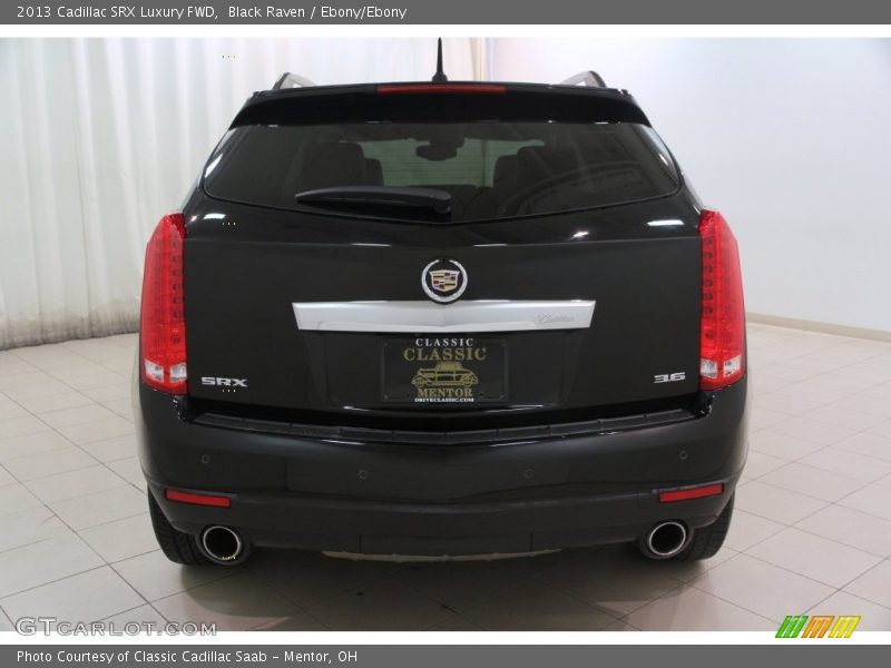 Black Raven / Ebony/Ebony 2013 Cadillac SRX Luxury FWD