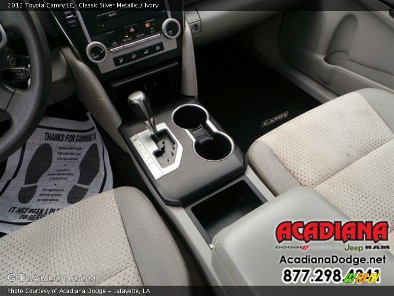 Classic Silver Metallic / Ivory 2012 Toyota Camry LE