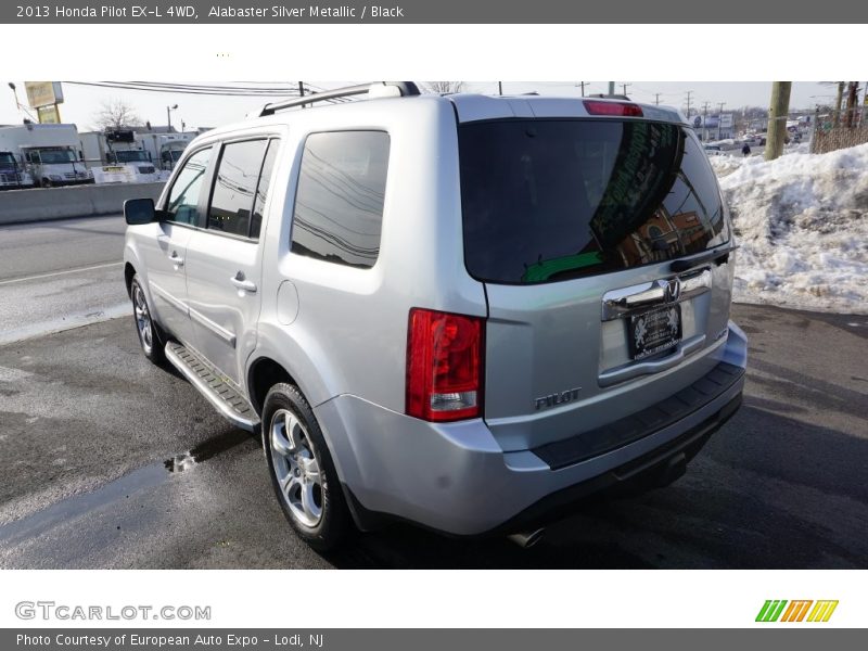 Alabaster Silver Metallic / Black 2013 Honda Pilot EX-L 4WD