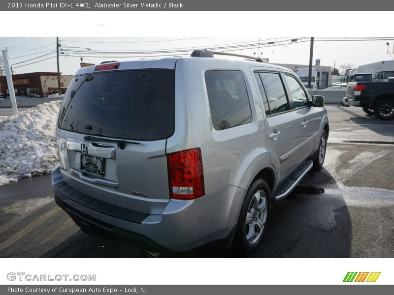 Alabaster Silver Metallic / Black 2013 Honda Pilot EX-L 4WD