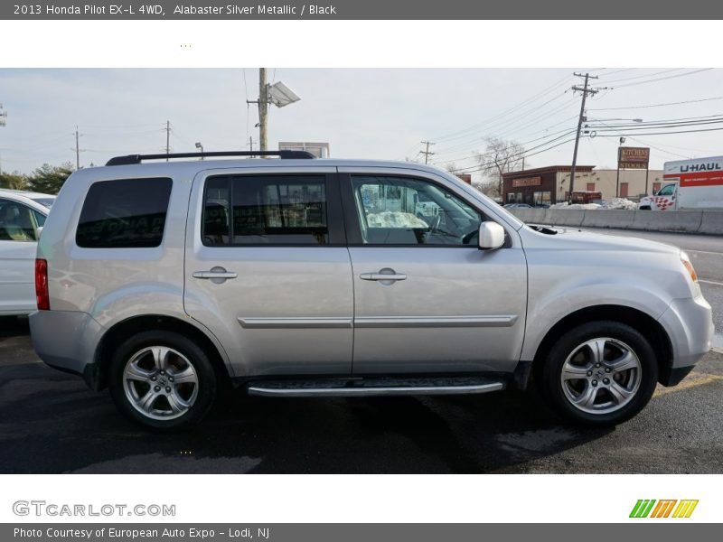 Alabaster Silver Metallic / Black 2013 Honda Pilot EX-L 4WD