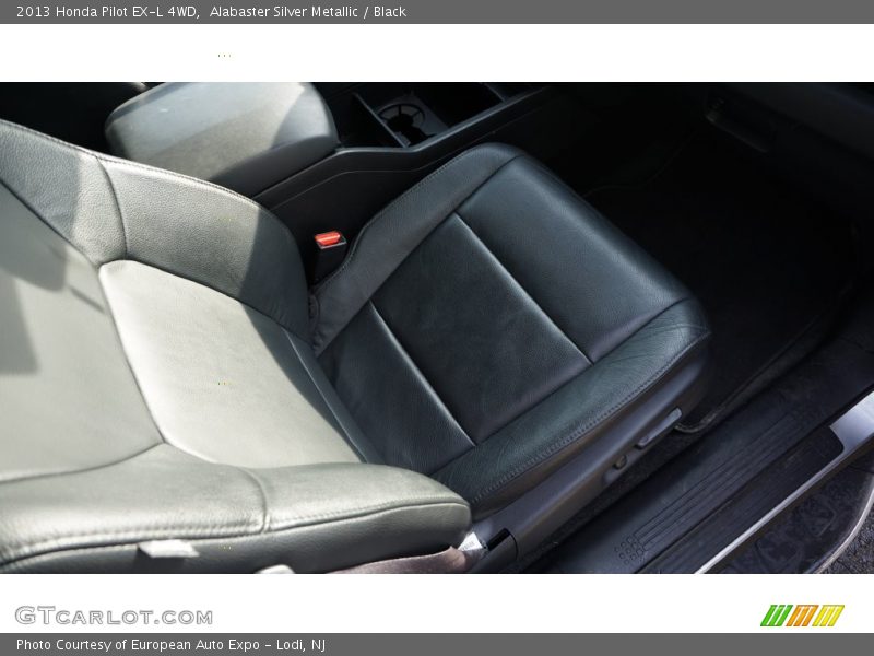 Alabaster Silver Metallic / Black 2013 Honda Pilot EX-L 4WD