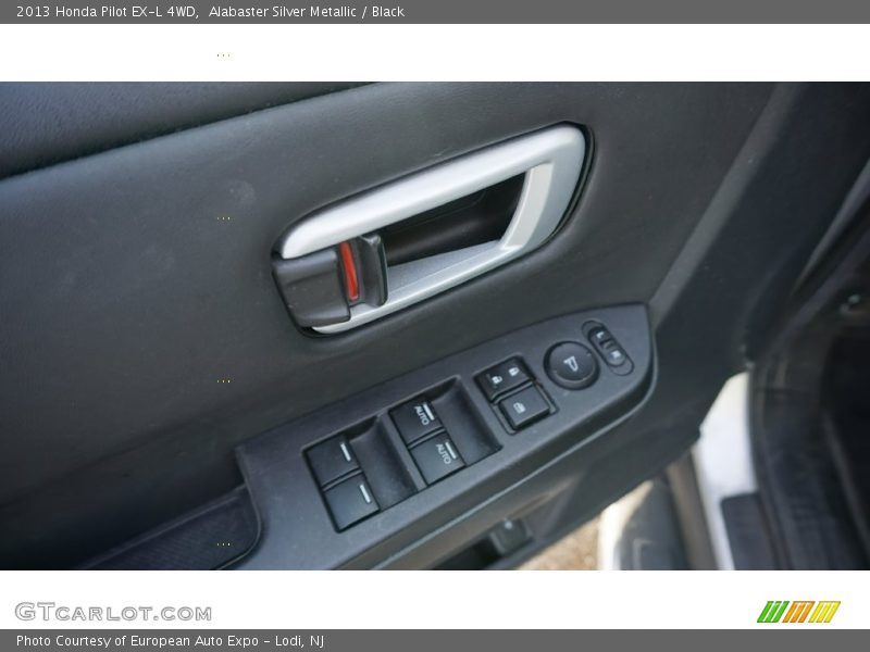 Alabaster Silver Metallic / Black 2013 Honda Pilot EX-L 4WD