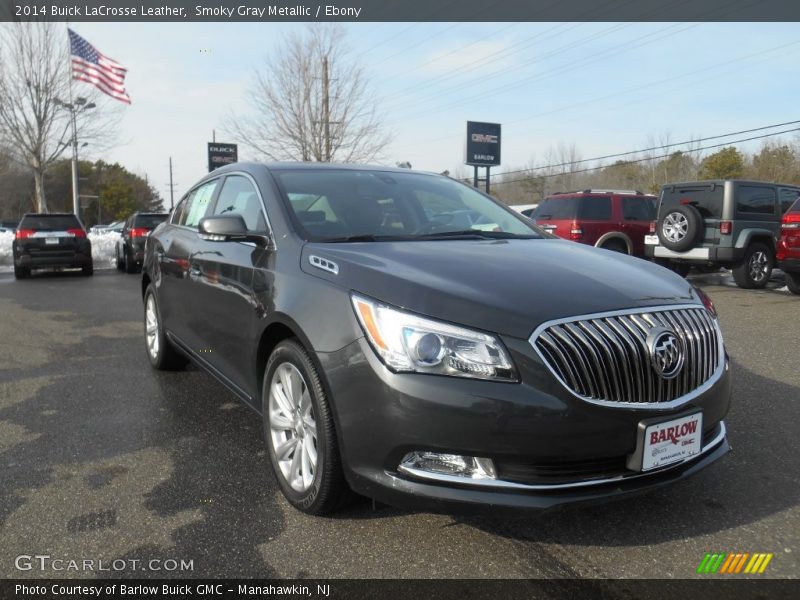 Smoky Gray Metallic / Ebony 2014 Buick LaCrosse Leather