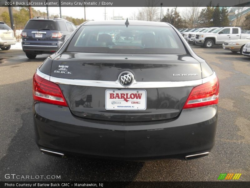 Smoky Gray Metallic / Ebony 2014 Buick LaCrosse Leather