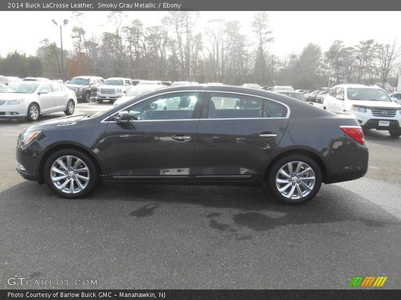 Smoky Gray Metallic / Ebony 2014 Buick LaCrosse Leather