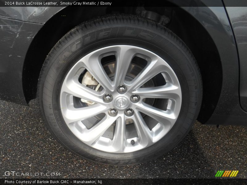 Smoky Gray Metallic / Ebony 2014 Buick LaCrosse Leather