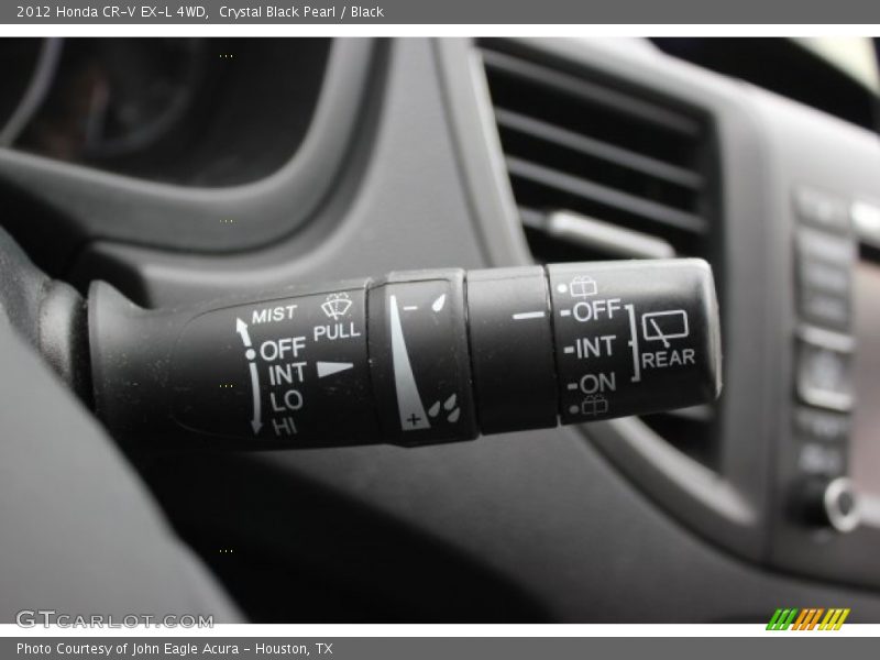 Crystal Black Pearl / Black 2012 Honda CR-V EX-L 4WD