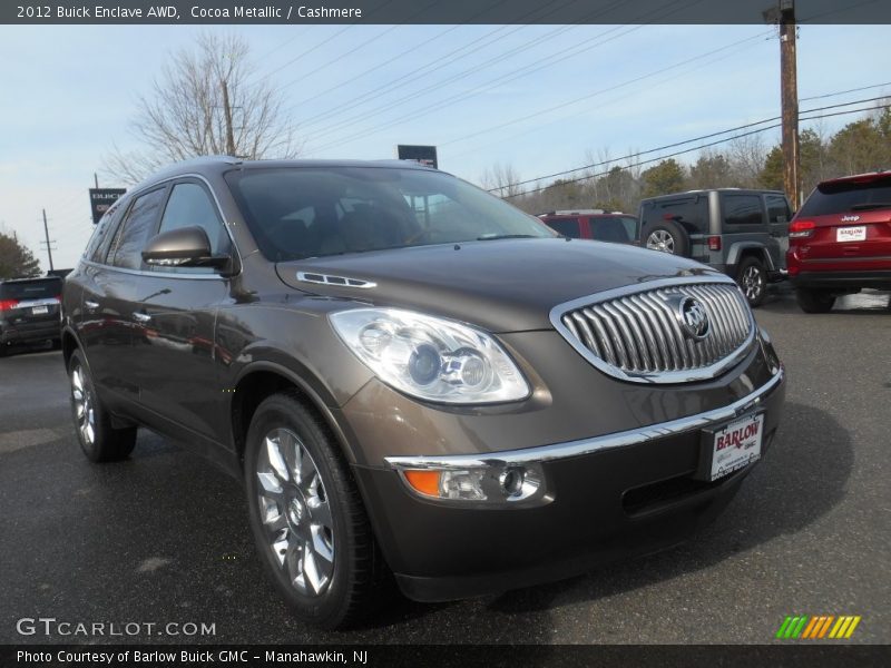 Cocoa Metallic / Cashmere 2012 Buick Enclave AWD