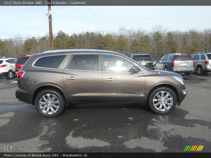 Cocoa Metallic / Cashmere 2012 Buick Enclave AWD
