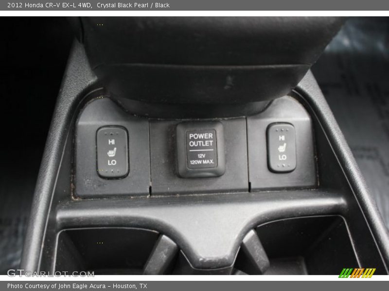 Crystal Black Pearl / Black 2012 Honda CR-V EX-L 4WD