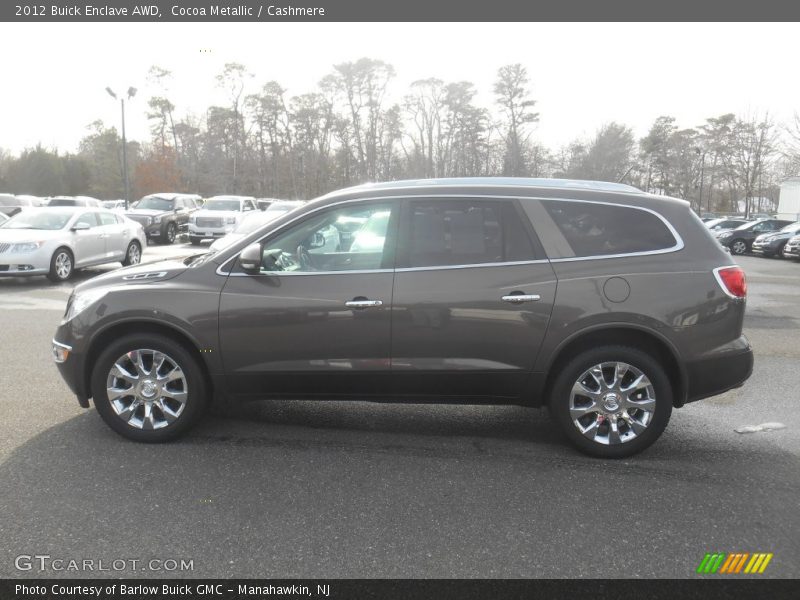 Cocoa Metallic / Cashmere 2012 Buick Enclave AWD