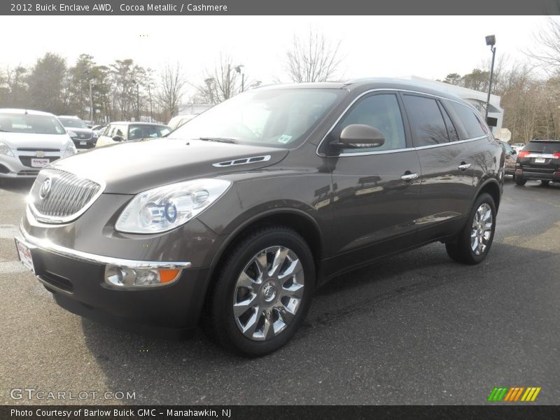 Cocoa Metallic / Cashmere 2012 Buick Enclave AWD