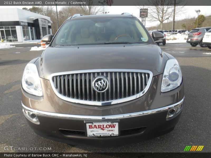 Cocoa Metallic / Cashmere 2012 Buick Enclave AWD