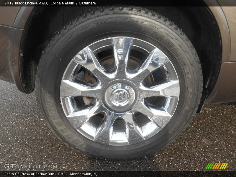 Cocoa Metallic / Cashmere 2012 Buick Enclave AWD