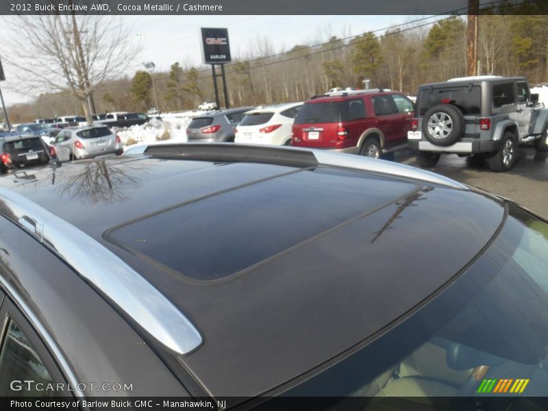 Cocoa Metallic / Cashmere 2012 Buick Enclave AWD