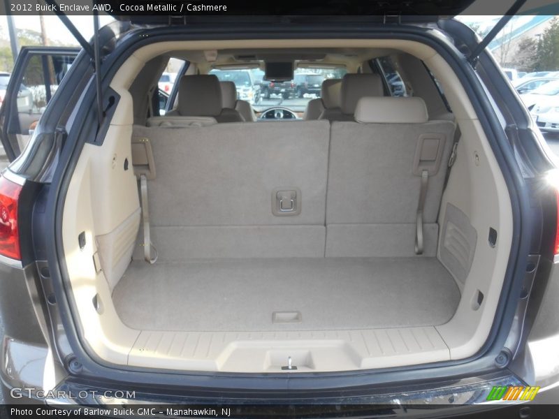 Cocoa Metallic / Cashmere 2012 Buick Enclave AWD