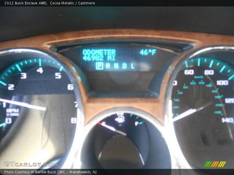 Cocoa Metallic / Cashmere 2012 Buick Enclave AWD