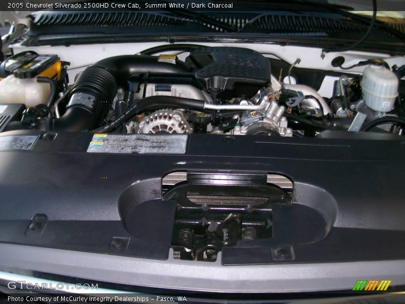Summit White / Dark Charcoal 2005 Chevrolet Silverado 2500HD Crew Cab
