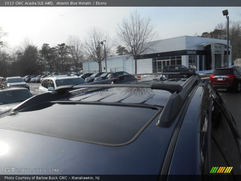 Atlantis Blue Metallic / Ebony 2013 GMC Acadia SLE AWD