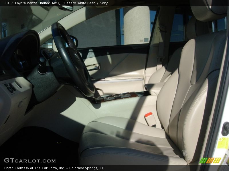 Blizzard White Pearl / Ivory 2012 Toyota Venza Limited AWD
