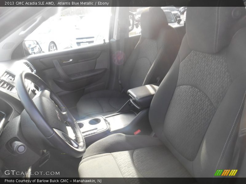 Atlantis Blue Metallic / Ebony 2013 GMC Acadia SLE AWD