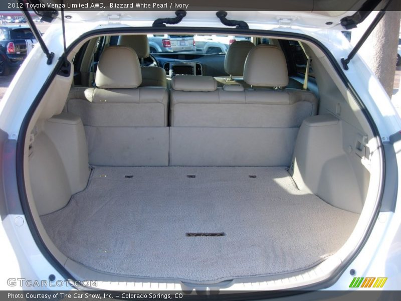 Blizzard White Pearl / Ivory 2012 Toyota Venza Limited AWD