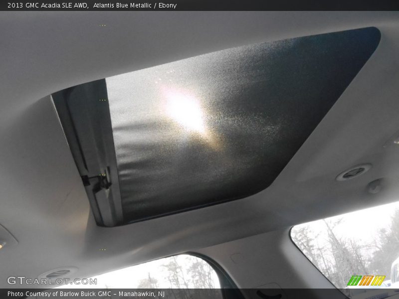 Atlantis Blue Metallic / Ebony 2013 GMC Acadia SLE AWD