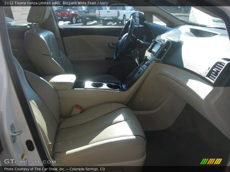 Blizzard White Pearl / Ivory 2012 Toyota Venza Limited AWD