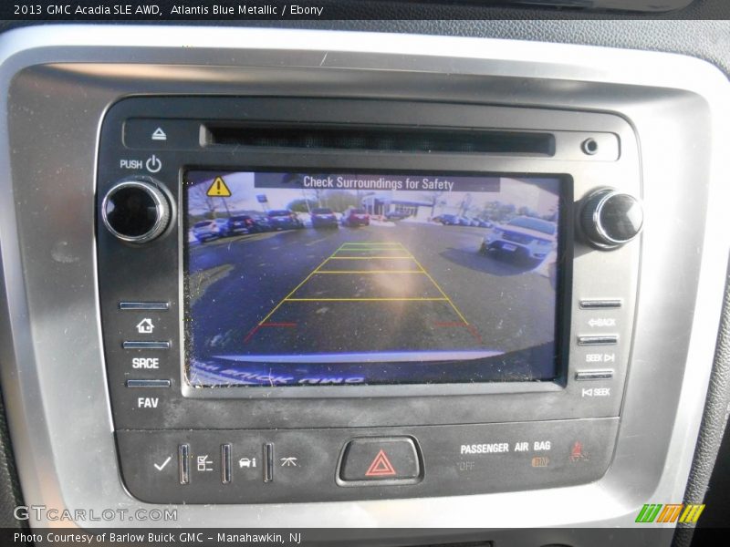 Atlantis Blue Metallic / Ebony 2013 GMC Acadia SLE AWD