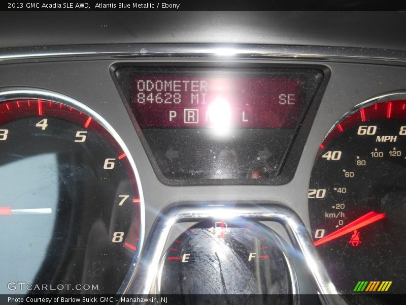 Atlantis Blue Metallic / Ebony 2013 GMC Acadia SLE AWD