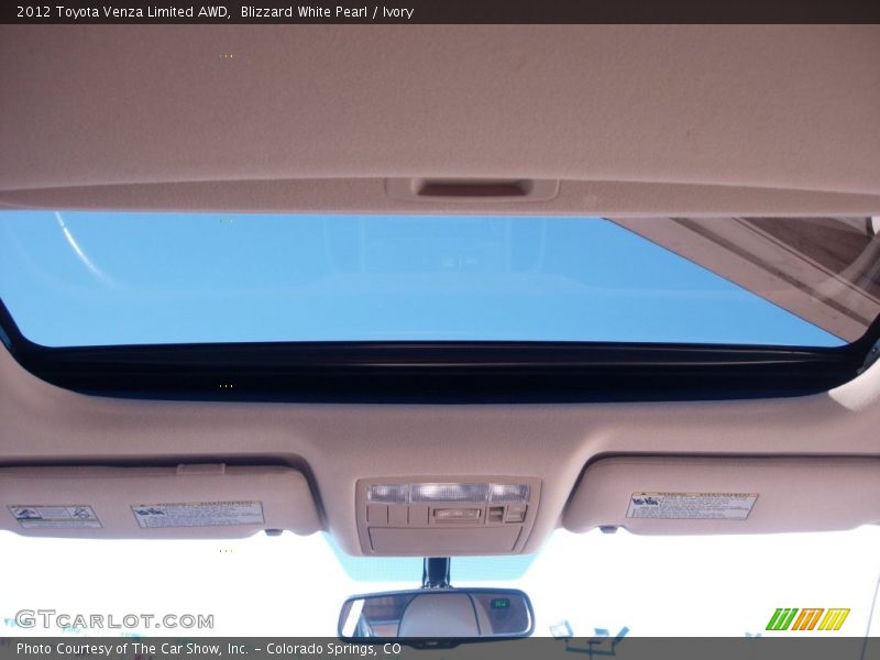 Blizzard White Pearl / Ivory 2012 Toyota Venza Limited AWD