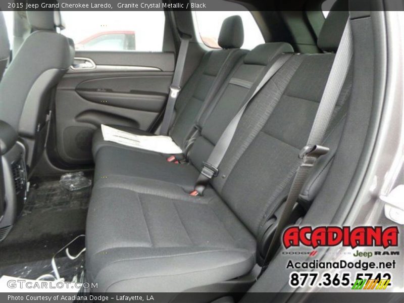 Granite Crystal Metallic / Black 2015 Jeep Grand Cherokee Laredo